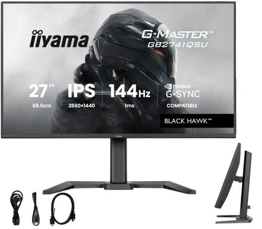 iiyama G-MASTER GB2741QSU-B1 computer monitor 68.6 cm (27") 2560 x 1440 pixels Black