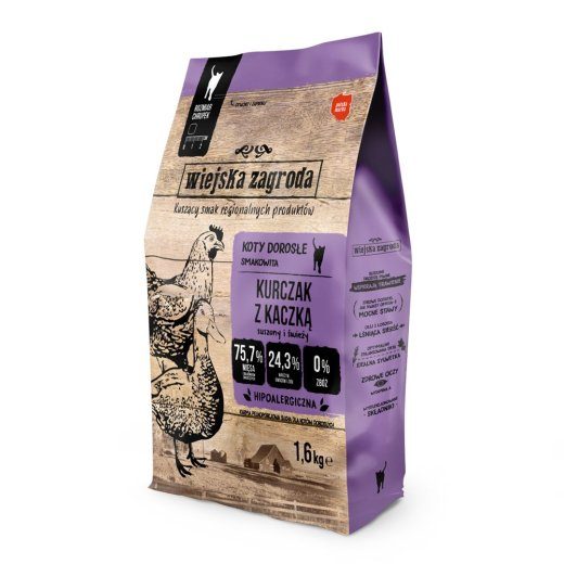 WIEJSKA ZAGRODA Chicken with duck - kuiv kassitoit - 1,6kg