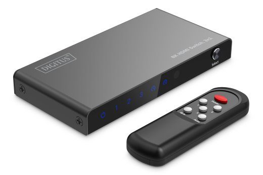Digitus 8K HDMI lüliti, 3x1 DS-55333 Must