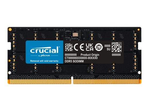 Crucial DDR5 SDRAM 32GB CL40 Mitte-ECC SO DIMM 262-PIN
