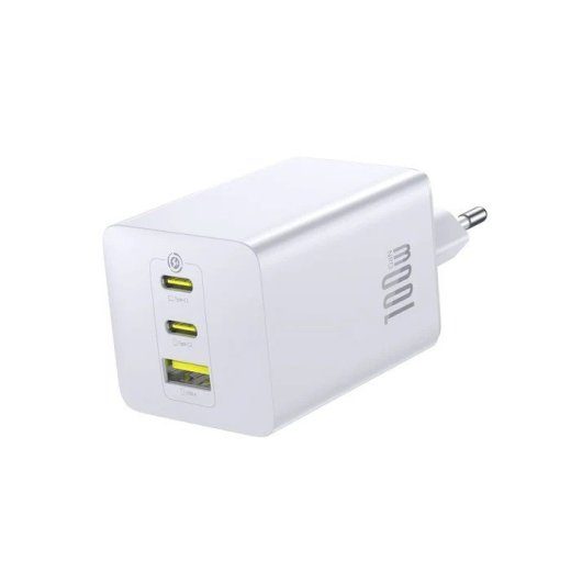 Baseus EnerFill FE11 Kiirladiur USB-A + USB-C + USB-C 100W / Kuuvalge