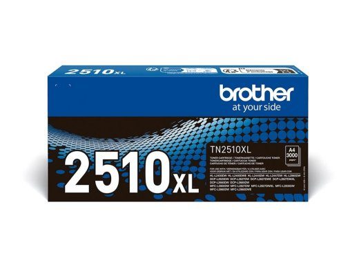 Brother TN-2510XL must 3000-leheküljeline toner