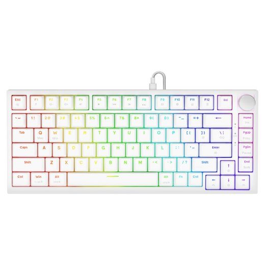 Savio ASTRAL WHITE JADE mänguklaviatuur USB QWERTY US International
