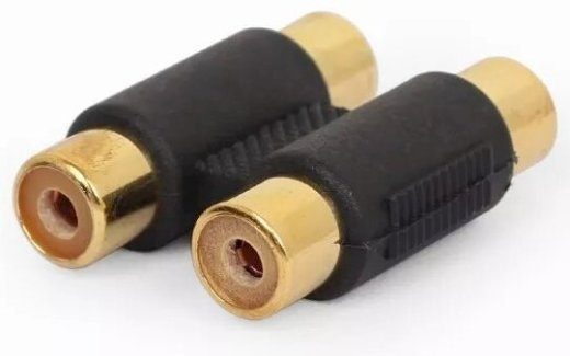 Gembird A-2RCAFF-01 Adapter 2 x RCA emane - 2 x RCA emane