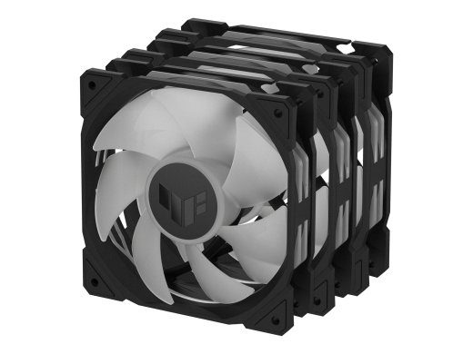 ASUS TUF Gaming TR120 ARGB Korpuse fännid 3-Pack must 120mm