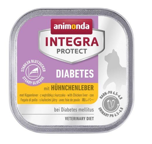 ANIMONDA Integra Protect Diabeetikutele linnuliha maks märgkassitoit - 100g