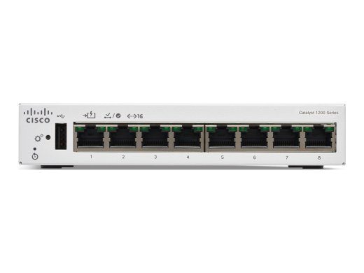 CISCO Catalyst 1200 8-port GE Laual PS PoE Sisend