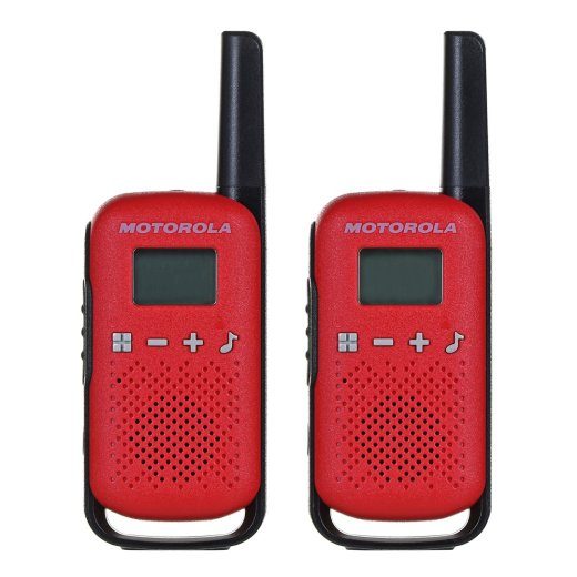 Motorola TALKABOUT T42 kahesuunaline raadiosaatja 16 kanalit Must, Punane