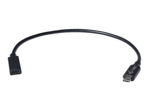 i-Tec USB Type-C Laienduskaabel 30cm Must