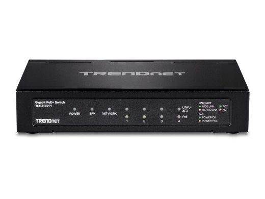 TRENDnet TG611 6-Portiline Gigabit PoE+ Lüliti