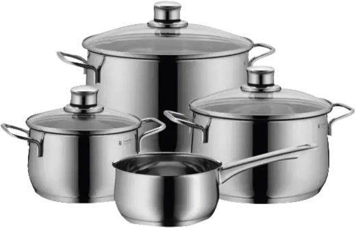 WMF 730446040 pann ja potti komplekt 4 tk