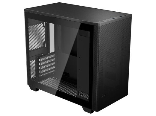 AeroCool Stormfront Mini Tower Micro-ATX Case, No Power Supply, Black