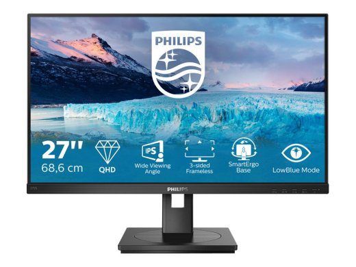Philips S-line 275S1AE 27 tolli 2560 x 1440 (2K) DVI HDMI DisplayPort 75Hz monitor