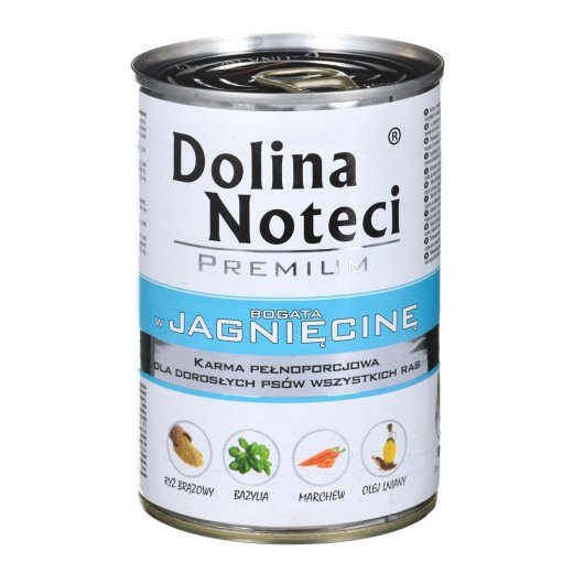 DOLINA NOTECI Premium Lambarikast - märja koeratoitu - 400 g