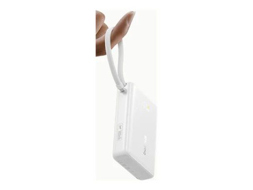 Baseus PicoGo powerbank 10000mAh 45Watt 1xUSB-A 2.0 2xUSB-C valge