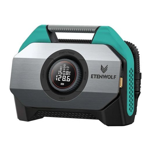 Etenwolf S6 autoõhukompressor, 11,03 baari, 19 200 mAh (sinine)