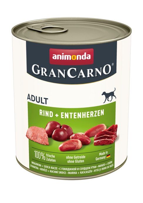 ANIMONDA GranCarno Adult veis ja hani süda märgkoeratoit - 400g