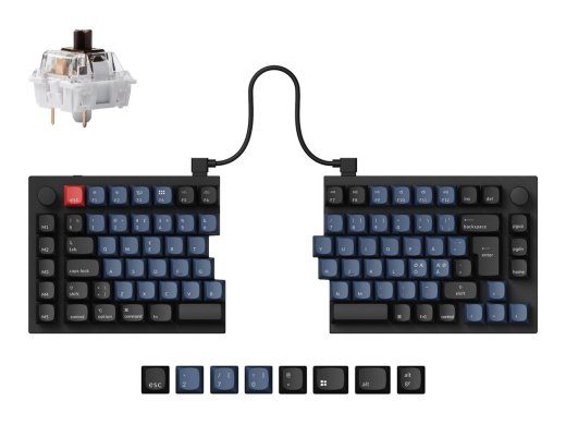 Keychron Q11 Mechanical Nordic RGB LED juhtmega klaviatuur