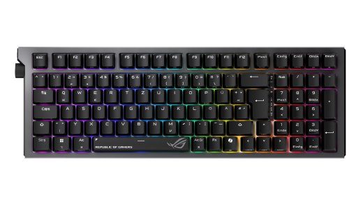 ASUS ROG Strix Morph 96 Juhtmevaba Mehhaaniline RGB Klaviatuur Saksa keel