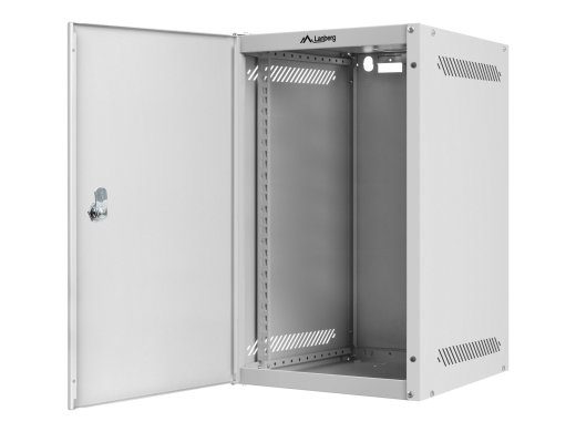 LANBERG Riiulikabinet 10 tolli seinale kinnitamine 9U 280x310 hall metalluksega lapack