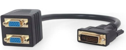 Gembird A-DVI-2VGA-01 DVI-I kuni 2x VGA adapter