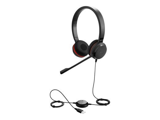 Jabra Evolve 30 II UC Stereo ausinių kabelis juodas