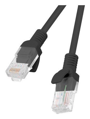 LANBERG PCU6-10CC-0200-BK võrgukaabel must 2m Cat6 U/UTP (UTP)