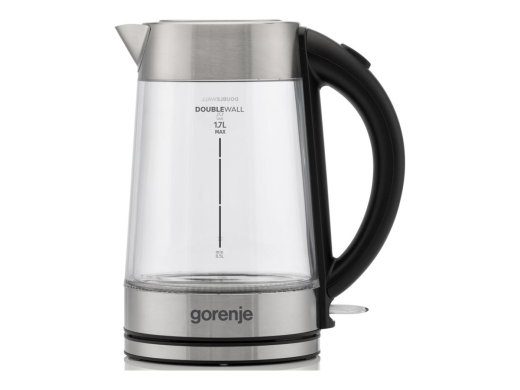 Gorenje keetja K17GDWII 2200 W elektriline 1.7 L 360° pööratav alus roostevaba teras/klaas roostevaba teras/läbipaistev