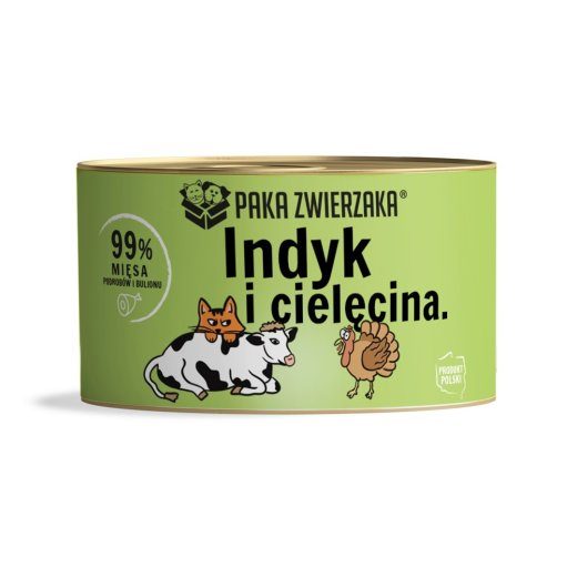 PAKA ZWIERZAKA Kalkun vealiga - märgkassitoit - 200g