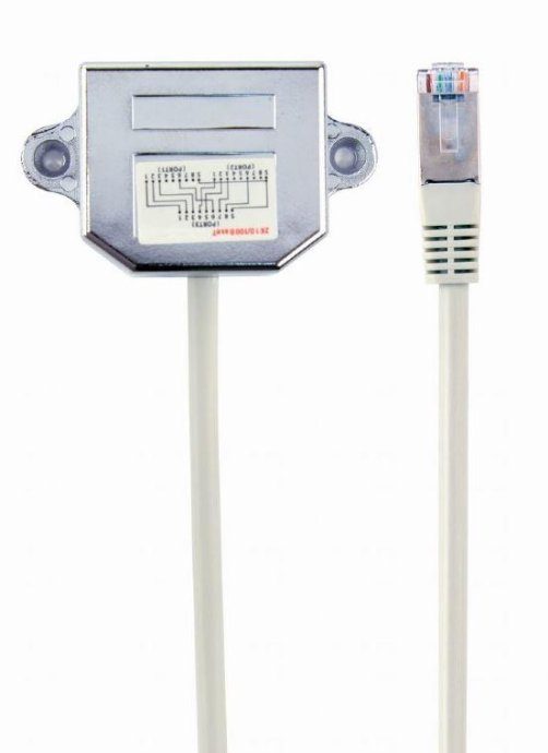 RJ45 kahekordne jaguja/NCA-SP-02 GEMBIRD
