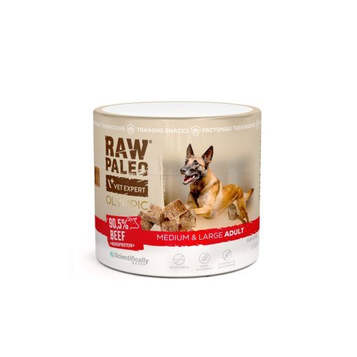 VETEXPERT Raw Paleo Olümpiline Lätis Medium Suur Mono - koera söök - 90g
