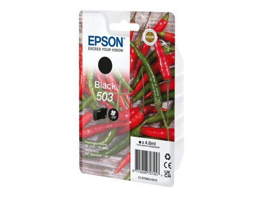 Epson 503 Black 165-page Singlepack Ink C13T09Q14010