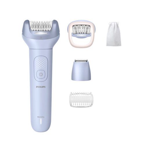 Philips Epilaator Series 8000 BRE711/00 juhtmevaba märg- ja kuivkasutuseks raseerija - lilla