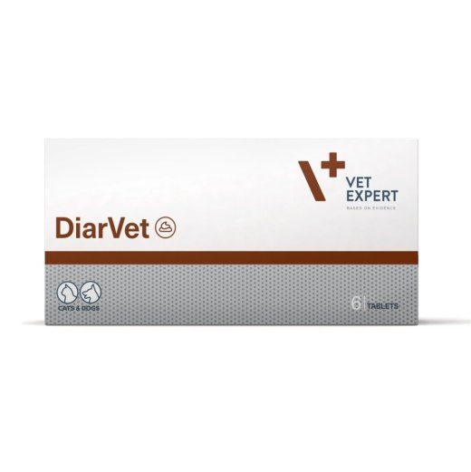 VETEXPERT Diarvet Supplements for Dogs and Cats - 6 tablets
