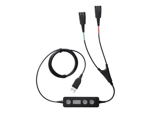 JABRA Link 265 USB koos 2 QD treeningkaabli vaigistamisvõimalusega