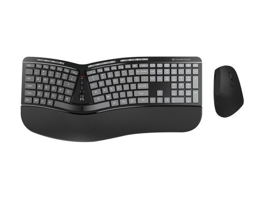 Conceptronic ORAZIO02US ERGO hiir ja klaviatuur komplekt juhtmevaba US rahvusvaheline
