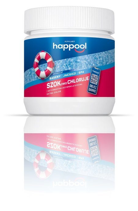 Acrylmed EXTRA CHLOR kristallid veeputkade, seente ja bakterite tõkestamiseks ujulaväljas, 0,4 kg