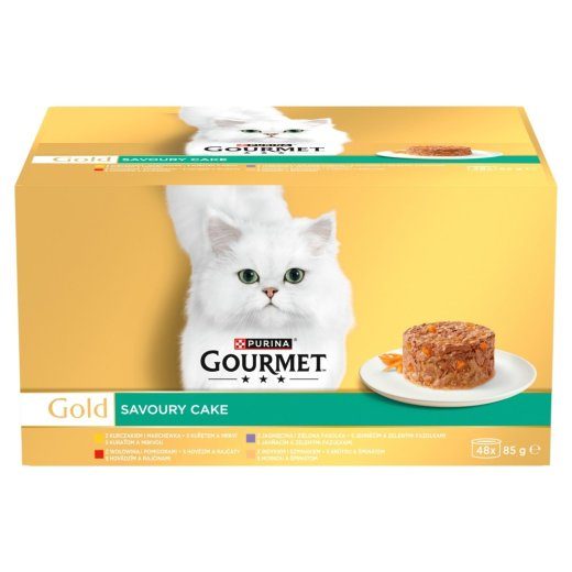 PURINA Gourmet Gold Savoury kook - niiske kassitoit - 48x85g
