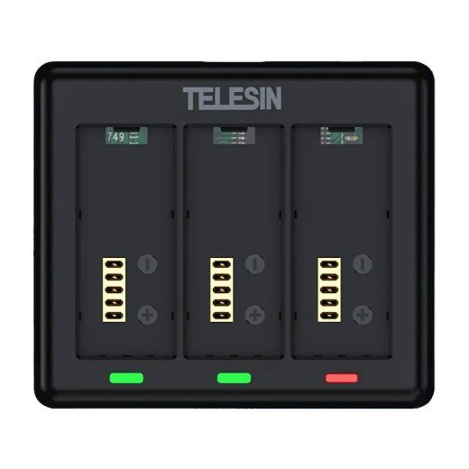 Laadija 3 akule GoPro HERO 13-le Telesin (S0-BCG-12-TGP)