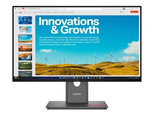 Lenovo ThinkVision P24QD-40 23.8 " IPS 16:9 120 Hz 6 ms 2560 x 1440 pikseliai 300 cd/m² HDMI prievadų kiekis 1 Garantija 36 mėn.