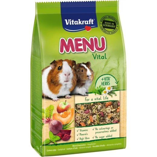 VITAKRAFT Menu Vital - toorhiiglaste toit - 3 kg
