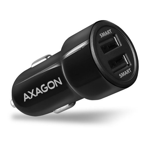 AXAGON auto kahekordne laadija, 24W PWC-5V5