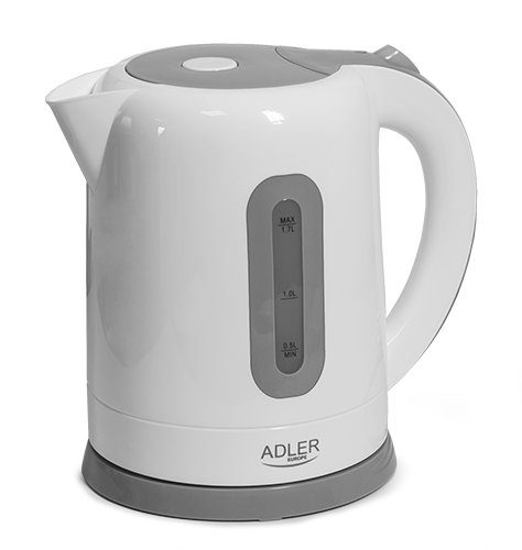 Adler Kaelakett AD 1234 Standard 2200 W 1,7 L Plassi 360° pöördaluspind Valge