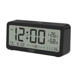Adler Alarm Clock AD 1195b Alarm function Black