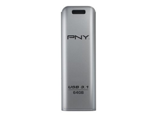 PNY Elite Steel 64GB USB 3.1 hõbedane mälmuidu