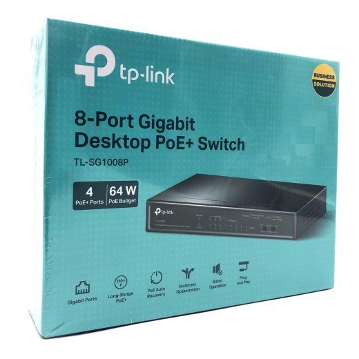 TP-Link TL-SG1008P 8-uotė gigabitinis PoE perjungiklis