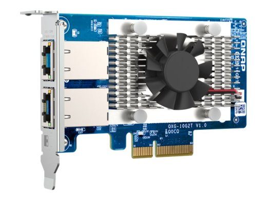 QNAP QXG-10G2T Võrgukaart Fast Ethernet Gigabit Ethernet 10 Gigabit Ethernet 5 Gigabit Ethernet 2.5 Gigabit Ethernet