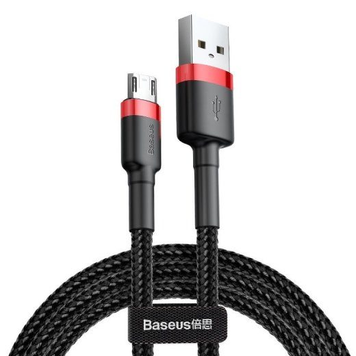 Baseus Cafule mikro USB kaabel 1,5A 2m (punane+must)