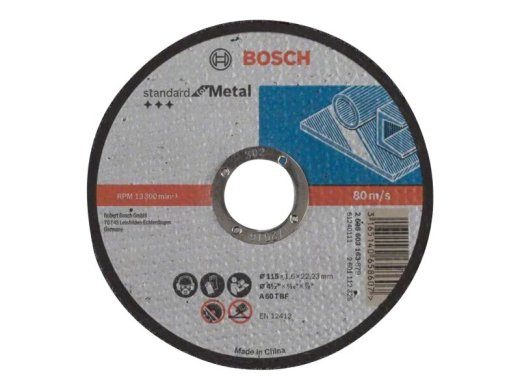 Bosch Standard Metal A 60 T BF lõikedisk nurga lihvimasina jaoks