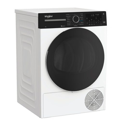 Whirlpool kuivati WP C8 WBS EE Energiatõhususklass C Esikaarne 8 kg Digitaalne Sügavus 61 cm Aurufunktsioon Valge
